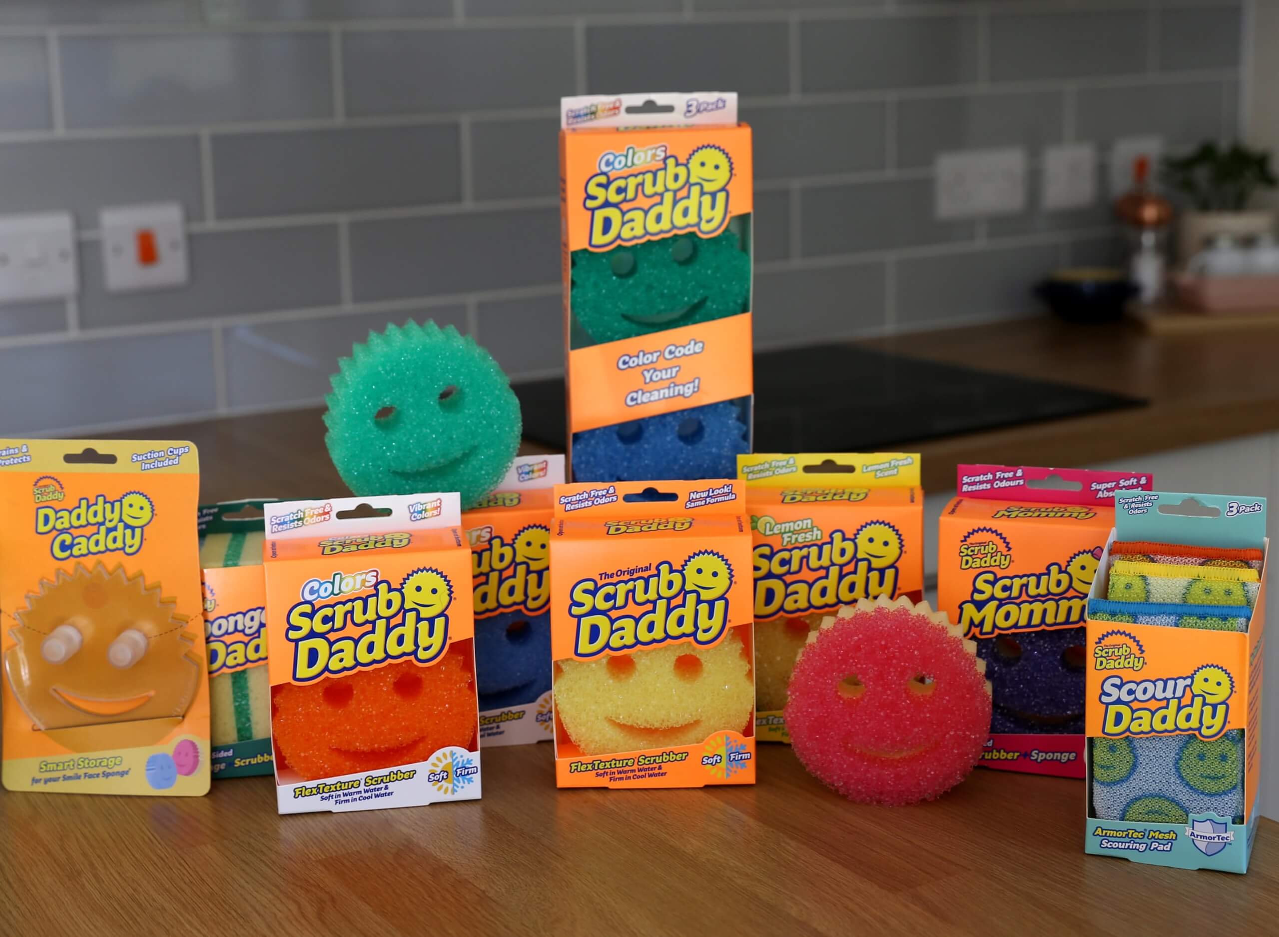 Meet the Scrub Daddy Product Family